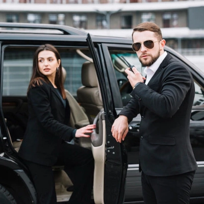 Estate security presence at gated residence